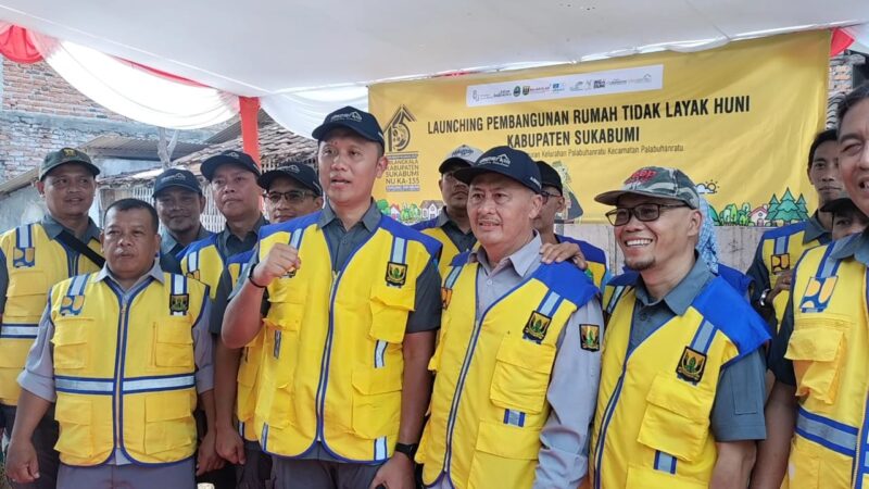 Pemkab Sukabumi launching 780 Rutilahu serentak untuk tingkatkan kualitas hunian warga.