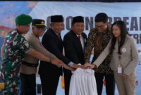 Groundbreaking Gedung Karlinah perkuat layanan RS DKH Cibadak. Fb/Pemerintah kabupaten Sukabumi