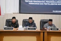 DPRD Sukabumi bahas pandangan fraksi atas Raperda penanggulangan kebakaran. | Fb/Pemerintah kabupaten Sukabumi 