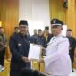 Hilman Nulhakim resmi menjabat Kades Pawenang. | FB/Pemerintah Kabupaten Sukabumi 