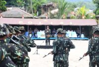 Pembinaan juang Resimen II Pelopor resmi ditutup di Palabuhanratu. | FB/Pemerintah Kabupaten Sukabumi 