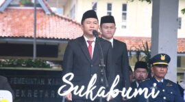 Wakil Bupati Sukabumi, Andreas, pimpin Upacara Hari Bela Negara ke-77 di Alun-alun Palabuhanratu. | Fb/Pemerintah Kabupaten Sukabumi 