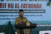 Wabup Sukabumi melepas siswa Prakerin dan meresmikan SMK Go Global di SMK Ma’arif NU Al-Fathonah. | Fb/Pemerintah Kabupaten Sukabumi