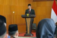 Sebanyak 21 camat di Kabupaten Sukabumi resmi dilantik sebagai PPATS. | FB/Pemerintah Kabupaten Sukabumi 