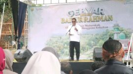 Milad ke-8 Masjid Baiturrahman dirangkaikan peletakan batu pertama Pustu demi penguatan ibadah dan layanan kesehatan masyarakat. | Fb/pemerintah kabupaten Sukabumi 