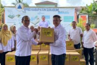 DPPKB Kabupaten Sukabumi salurkan 60 dus sembako untuk korban bencana melalui BPBD