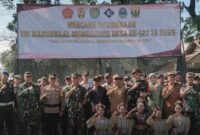 Pembukaan TMMD ke-127 di Cikembar.