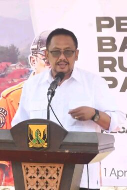 Bupati Sukabumi Letakkan Batu Pertama Kampung Mubarakah, Hunian Pascabencana Mulai Dibangun