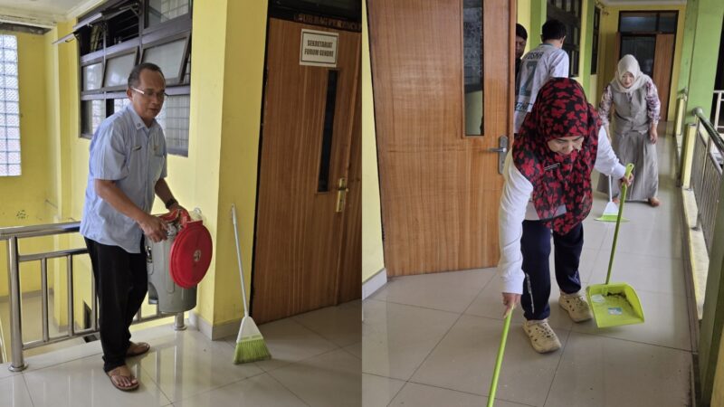 DPPKB Sukabumi bersih-bersih internal pasca Lebaran.