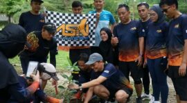 100 ASN Kabupaten Sukabumi meramaikan fun run 5 km sebagai bagian dari Road to ASN Run 2026. (fb/Pemerintah Kabupaten Sukabumi)