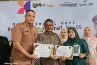 Bapenda Sukabumi borong dua gelar Juara 1 di AAI Award 2026. (fb/Pemerintah Kabupaten Sukabumi)