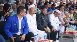 Syukuran Nelayan Cisolok ke-29 berlangsung meriah sebagai wujud syukur dan penguat kebersamaan masyarakat pesisir. (fb/Pemerintah Kabupaten Sukabumi)