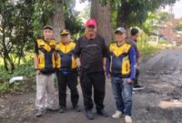 PU Sukabumi bangun TPT Rp185 juta untuk amankan ruas jalan Cipamatutan-Sukatani dari ancaman longsor.