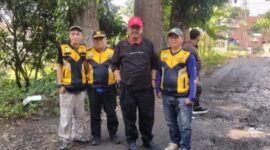PU Sukabumi bangun TPT Rp185 juta untuk amankan ruas jalan Cipamatutan-Sukatani dari ancaman longsor.