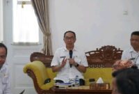 Sekda Sukabumi mengajak KEK berperan aktif menyukseskan HJKS ke-156 sekaligus memperkuat ekonomi kreatif. (fb/Pemerintah Kabupaten Sukabumi)